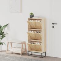 VidaXL Schoenenkast 52x25x120 cm bewerkt hout