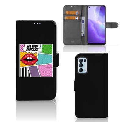OPPO Find X3 Lite | Wallet Case | met Pasjes | Popart Princess OPPO Find X3 Lite | Wallet Case | met Pasjes | Popart Princess