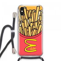McElodie: iPhone XS Max Transparant Hoesje met koord