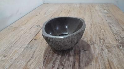 Riviersteen waskom RXS250315, 26x23x12 cm