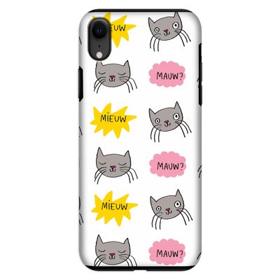 Meow: iPhone XR Tough Case