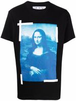 Off-White t-shirt Monalisa à design ajustée - Noir