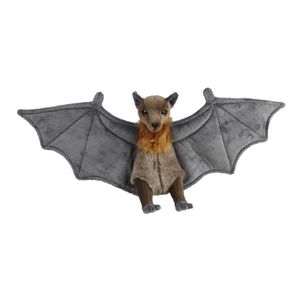 Vleermuizen speelgoed artikelen vleermuis knuffelbeest grijs 36 cm