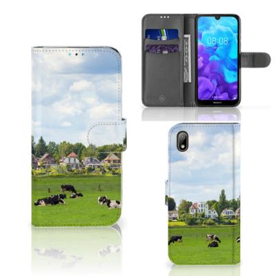 Huawei Y5 (2019) | Telefoonhoesje | Met pasjeshouder | Koeien