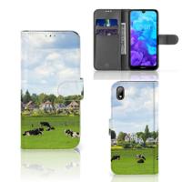 Huawei Y5 (2019) | Telefoonhoesje | Met pasjeshouder | Koeien