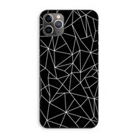 Geometrische lijnen wit: iPhone 11 Pro Max Tough Case