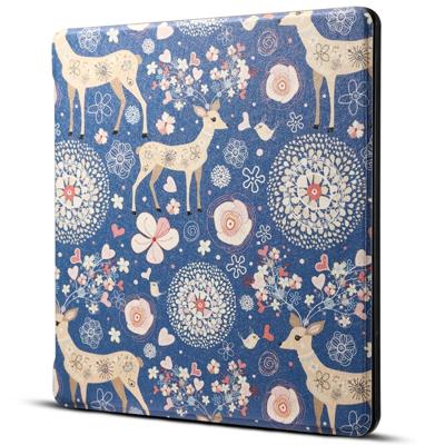 Dibase for Amazon Kindle Oasis 2017 7 inch Reindeer Blue Print Horizontal Flip PU Leather Protective Case