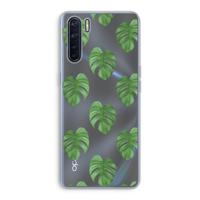 Monstera leaves: Oppo A91 Transparant Hoesje