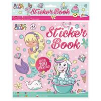 Grafix Stickerboek eenhoorn/zeemeermin
