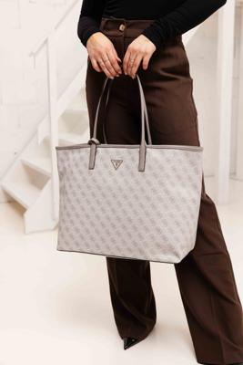 Guess Victtoria Handtas Dames Beige - Maat One Size - Kleur: Beige | Soccerfanshop