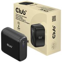 club3D CAC-1908 Laptop netvoeding 100 W Binnen Aantal uitgangen: 1 x USB-C GaN, USB Power Delivery (USB-PD)