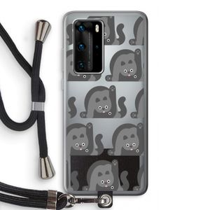 Cats: Huawei P40 Pro Transparant Hoesje met koord