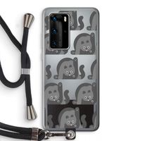Cats: Huawei P40 Pro Transparant Hoesje met koord