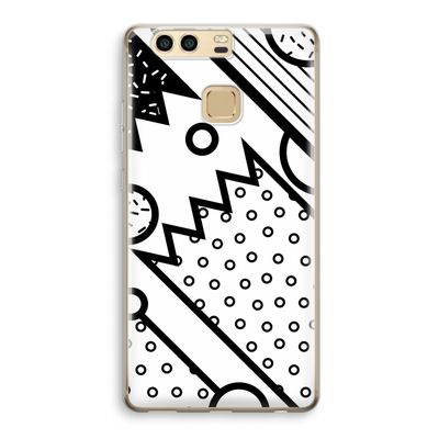 Pop Art #4: Huawei P9 Transparant Hoesje