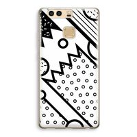 Pop Art #4: Huawei P9 Transparant Hoesje