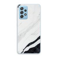 Elegante marmer: Samsung Galaxy A73 Transparant Hoesje