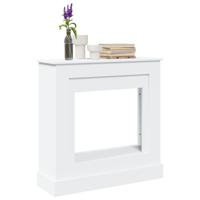 Haardombouw 90x30x90 cm bewerkt hout wit
