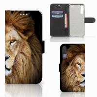 Huawei P20 Pro | Telefoonhoesje | Met pasjeshouder | Leeuw
