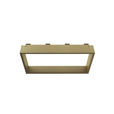 Opbouwnis BWS Colorato Doucherek voor Douchewand 30x60cm Geborsteld Goud