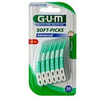 GUM Soft-Picks Advanced Regular - 30 stuks - thumbnail