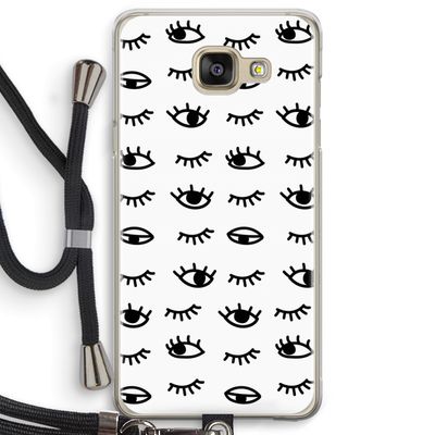 Eye pattern #2: Samsung Galaxy A5 (2016) Transparant Hoesje met koord