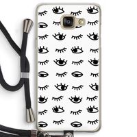 Eye pattern #2: Samsung Galaxy A5 (2016) Transparant Hoesje met koord