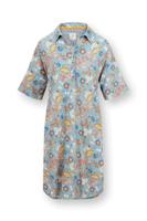 Pip Studio Dewi Nachthemd Korte Mouw Jameela Blauw S Pip Studio Dewi Nachthemd Korte Mouw Jameela Blauw S