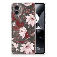 Smartphone hoesje Motorola Edge 30 Neo Watercolor Flowers