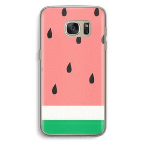 Watermeloen: Samsung Galaxy S7 Transparant Hoesje