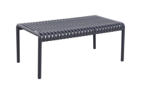 Stripe loungetafel 95x55 cm. - Antraciet
