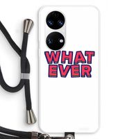 Whatever: Huawei P50 Transparant Hoesje met koord