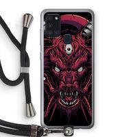 Hell Hound and Serpents: Samsung Galaxy A21s Transparant Hoesje met koord Hell Hound and Serpents: Samsung Galaxy A21s Transparant Hoesje met koord