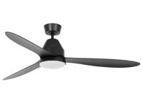 Beacon Plafondventilator zwart met lampWhitehaven Ø 143cm IP55 - 213044