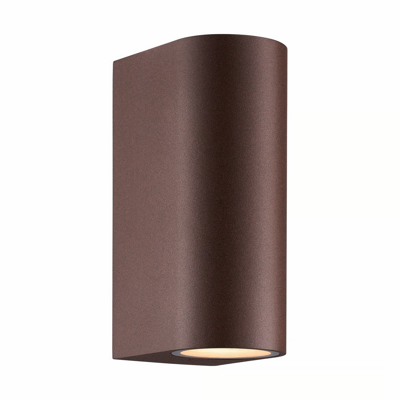 Buitenlamp up down ovaal &apos;Dion&apos; dubbel gu10 16cm ip44