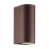 Buitenlamp up down ovaal &apos;Dion&apos; dubbel gu10 16cm ip44 - thumbnail