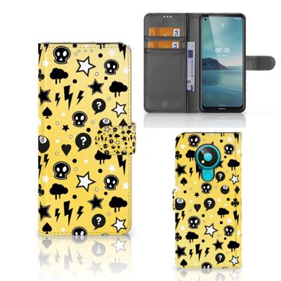 Telefoonhoesje met Naam Nokia 3.4 Punk Geel