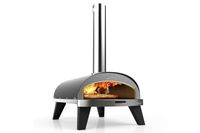 ZiiPa Pizza Oven Piana - Houtgestookt - met Thermometer - Antraciet - voor ø 30 cm pizza&apos;s - Roterende pizzasteen - thumbnail