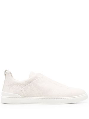 Zegna baskets Triple Stitch - Tons neutres
