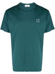 Stone Island t-shirt en coton à patch Compass - Vert