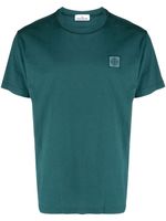 Stone Island t-shirt en coton à patch Compass - Vert