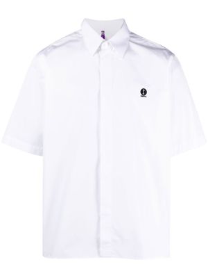 OAMC chemise imprimée à logo brodé - Blanc OAMC chemise imprimée à logo brodé - Blanc