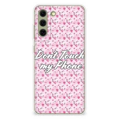 Samsung Galaxy S21FE Silicone-hoesje Flowers Pink DTMP Samsung Galaxy S21FE Silicone-hoesje Flowers Pink DTMP
