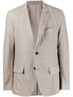 Ferragamo blazer à simple boutonnage - Marron