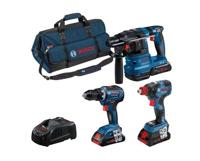 COMBO KIT 3 GEREEDSCHAPPEN 18V: GSR 18V-55 + GDX 18V-200 + GBH 18V-22 + ProCORE18V 3x4.0Ah