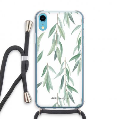 Branch up your life: iPhone XR Transparant Hoesje met koord