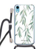 Branch up your life: iPhone XR Transparant Hoesje met koord