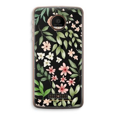 Botanical sweet flower heaven: Motorola Moto Z Force Transparant Hoesje