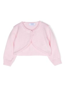 Siola cardigan en laine à manches longues - Rose