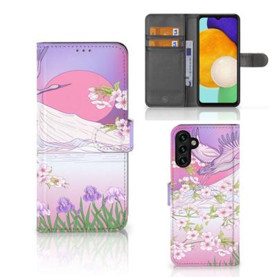 Samsung Galaxy A04s | Samsung Galaxy A13 5G | Telefoonhoesje | Met pasjeshouder | Bird Flying