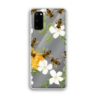 No flowers without bees: Samsung Galaxy S20 Transparant Hoesje